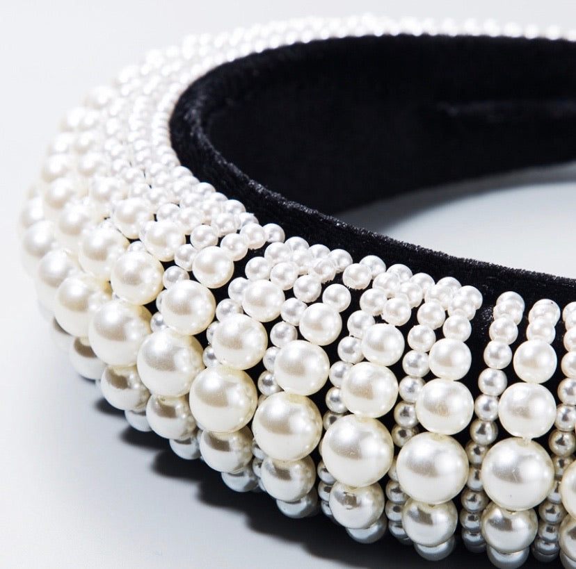 Pearls for the girls headband